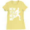 new year, new me running fitness Ladies Fitted T-Shirt