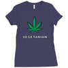 vegetarian Ladies Fitted T-Shirt