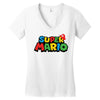 Super Mario Women's V-Neck T-Shirt