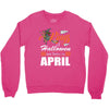 Halloween Kings Are Born In April Crewneck Sweatshirt