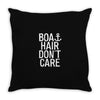 boat hair don't care Throw Pillow