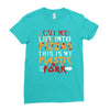 cut into pizzas Ladies Fitted T-Shirt