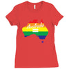 Vote Yes-Australia Marriage Equality Ladies Fitted T-Shirt