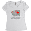 i bought this shirt with your money Women's Triblend Scoop T-shirt