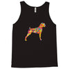 boxer flower Tank Top