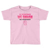 On Wednesdays We Smash The Patriarchy Toddler T-shirt