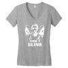 weeping angel   who   don't blink   dr   cult tv Women's V-Neck T-Shirt