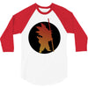 Goku Silhouette 3/4 Sleeve Shirt