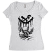 devil Women's Triblend Scoop T-shirt