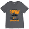 I'm Called Papaw Because I'm Way Too Cool To Be Called Grandfather V-Neck Tee