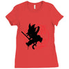 goku Ladies Fitted T-Shirt