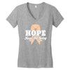 Hope Keeps Me Going Women's V-Neck T-Shirt