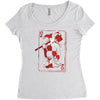 quinn of heart Women's Triblend Scoop T-shirt