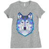 the wolf Ladies Fitted T-Shirt