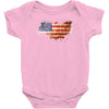 old american flag Baby Onesie