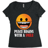 Smile Women's Triblend Scoop T-shirt