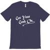get your geek on white type tee T-Shirt