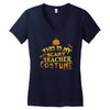 scary teacher costume Women's V-Neck T-Shirt