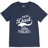 New Dad 2018 Rokie Dept. V-Neck Tee