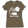 never give up on dreams ladies fitted Ladies Fitted T-Shirt
