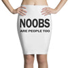noobs are people too t shirt x large funny nerdy geek cod halo cool ga Pencil Skirts