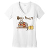 Pusheen the Cat Harry Potter Women's V-Neck T-Shirt