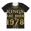 kings are born in 1978 All Over Women's T-shirt