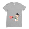 Cute Painter Ladies Fitted T-Shirt