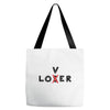 Loser - Lover Tote Bags