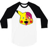 pikachu zombie 3/4 Sleeve Shirt