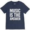 music is the answer V-Neck Tee