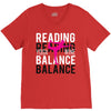 Reading Yoga Wine Balance V-Neck Tee