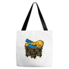plastic debris Tote Bags