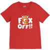 fox off V-Neck Tee