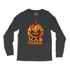 mad halloween pumpkin Long Sleeve Shirts