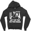 nurse lama Zipper Hoodie