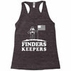 moon finders keepers Racerback Tank