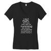 i don't run Women's V-Neck T-Shirt