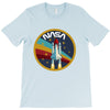 Nasa  Blue White Yellow Color T-Shirt