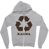 karma recycle Zipper Hoodie