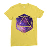 d20 galaxy Ladies Fitted T-Shirt