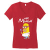 simpsons minion movie parody homer funny Women's V-Neck T-Shirt