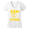 ram strong Women's V-Neck T-Shirt