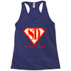 bob is super dad Racerback Tank