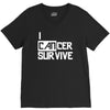 i can survive cancer V-Neck Tee