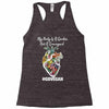 my body is a garden, not a graveyard black Racerback Tank