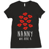 nanny was here Ladies Fitted T-Shirt