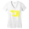 snitches be cray Women's V-Neck T-Shirt