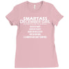 Smartass December Girl Ladies Fitted T-Shirt