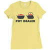 pot dealer cooking pot tea pot Ladies Fitted T-Shirt